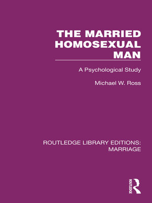 cover image of The Married Homosexual Man